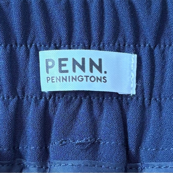 NWOT, Penningtons, Straight Leg Ankle Pants With Cuffed Hem, 20W, Navy - Picture 6 of 9